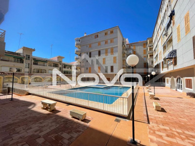 Very spacious 1 bedroom apartment with terrace and swimming pool 250 m from the beach in Torrevieja.