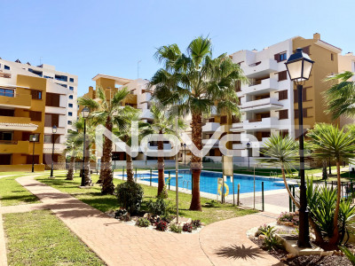Incredible ground floor apartment with 2 bedrooms, very spacious terrace, next to the beach in La Recoleta Punta Prima.