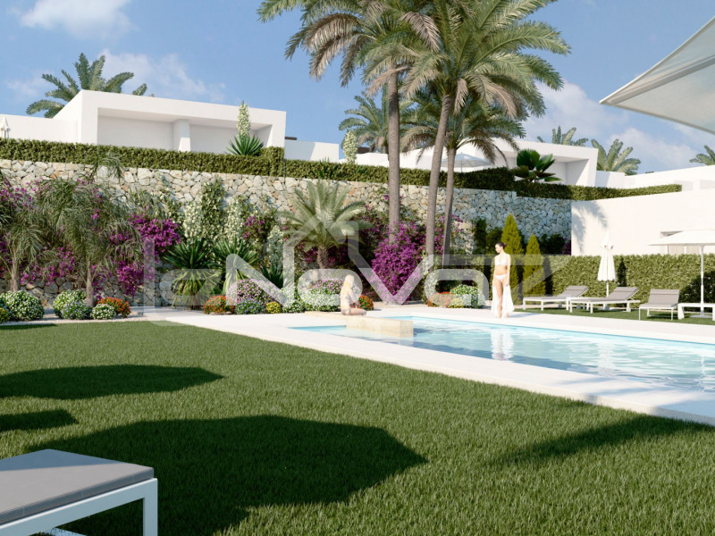 New build villas with living basement located in La Finca Resort. #1192