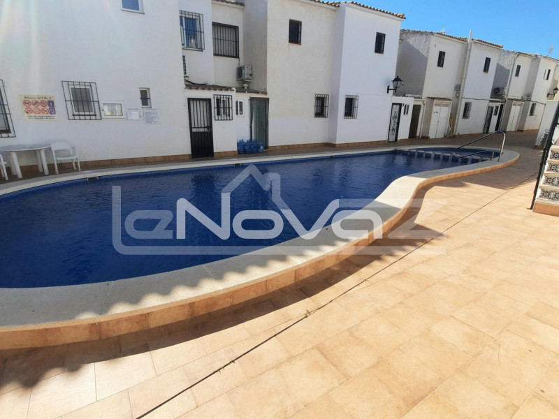 Fabulous south-facing ground floor corner apartment in front of the pool, which is located on the seafront in La Zenia.. #1240