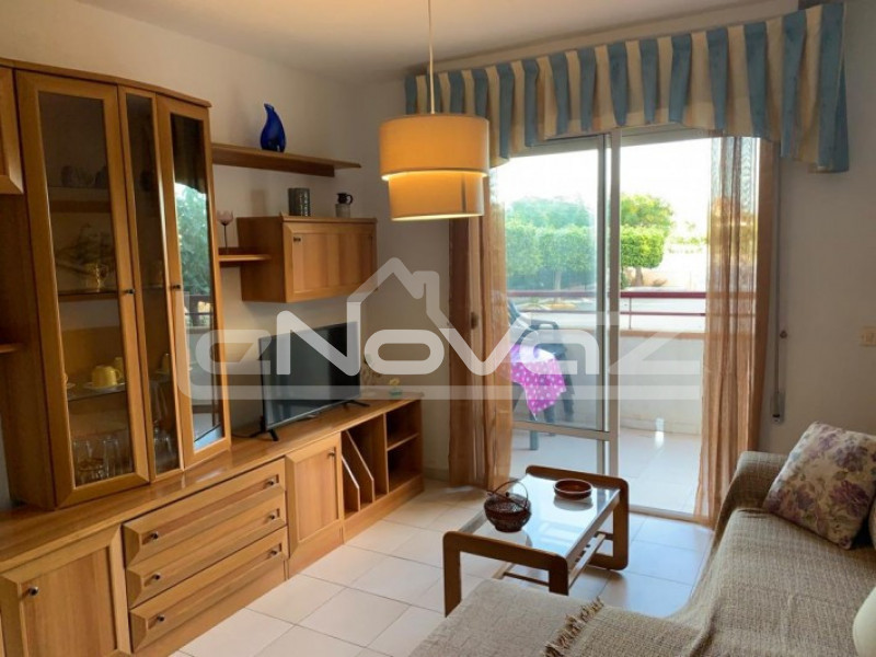 Lovely ground floor 2 bedroom apartment with a spacious terrace 350m from the best beach in Mil Palmeras.. #1302