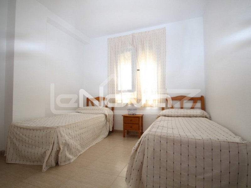 Apartman 3 hálószobával, nagy tengerre néző terasszal, garázzsal és nagy tárolóval Campoamorban.. #1422