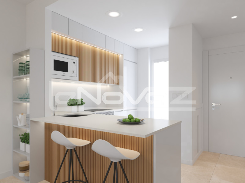 Апартаменти з двома спальнями в Calpe. #1851