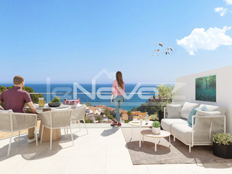 Апартаменти з двома спальнями в Calpe. #1851