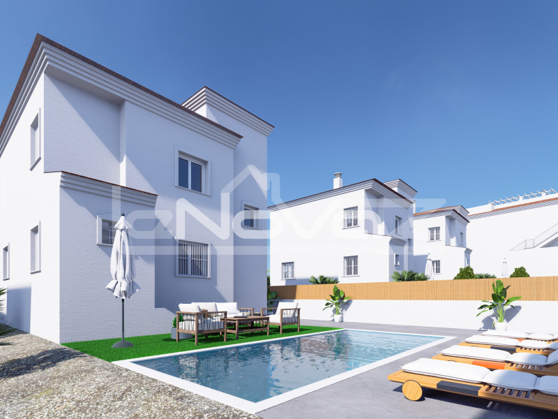 Castallában található különálló villák 4 hálószobával és 3 fürdőszobával - Tér, kényelem és természet. #1933