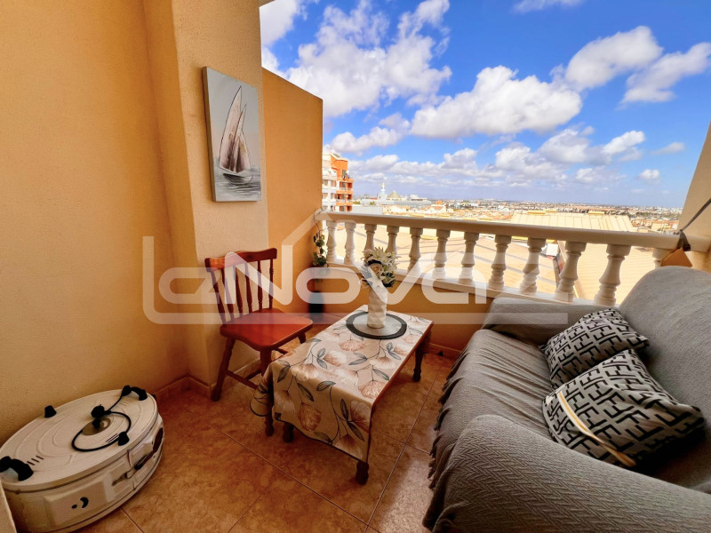 Két hálószobás apartman Torreviejában. #2048