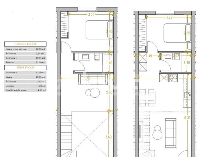Exclusive residential development of modern, newly built townhouses in Villamartín. #2063