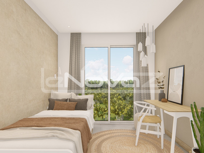 Новые апартаменты с 2 спальнями и приватным садом в Villamartin. #875