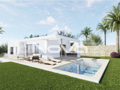 new building villa with three bedrooms
